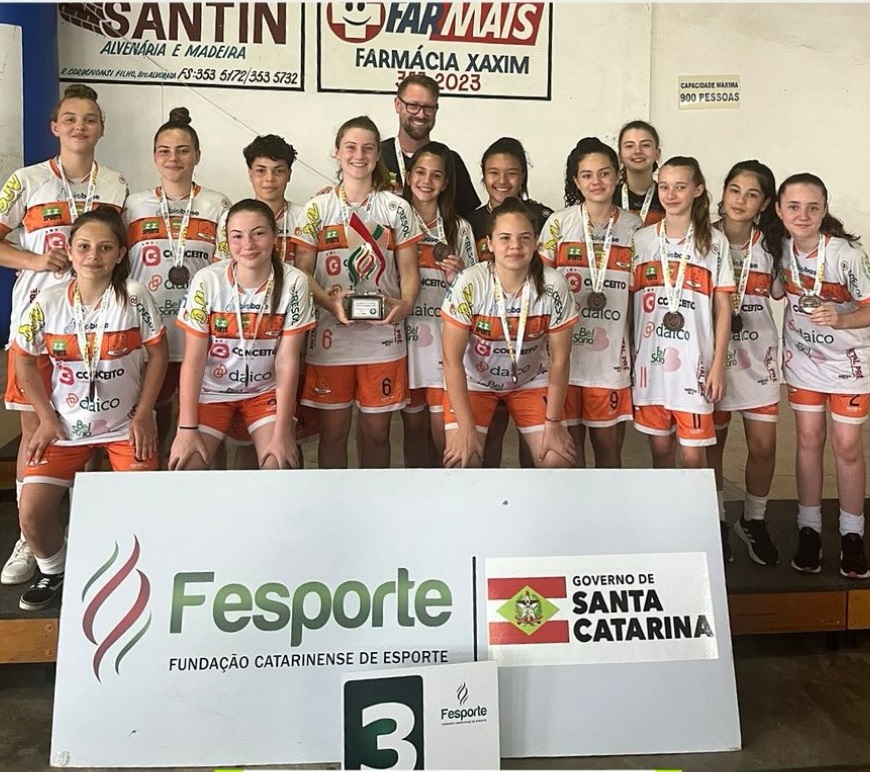 Nova Erechim fica com o terceiro lugar no estadual sub-14 de campo