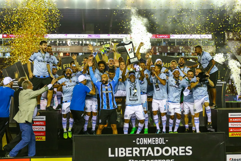 Último título tricolor da comnpetição foi em 2017 (Foto: Lucas Uebel/DVG/Grêmio)