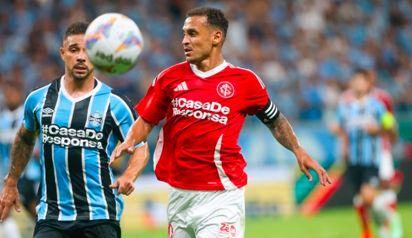 Clássico terminou empatado em 1 a 1 na Arena (Foto: Reprodução/ge.com)