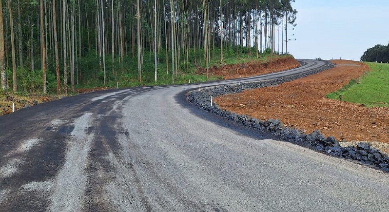 Obras de pavimentação asfáltica entre Sul Brasil e Jardinópolis continuam 