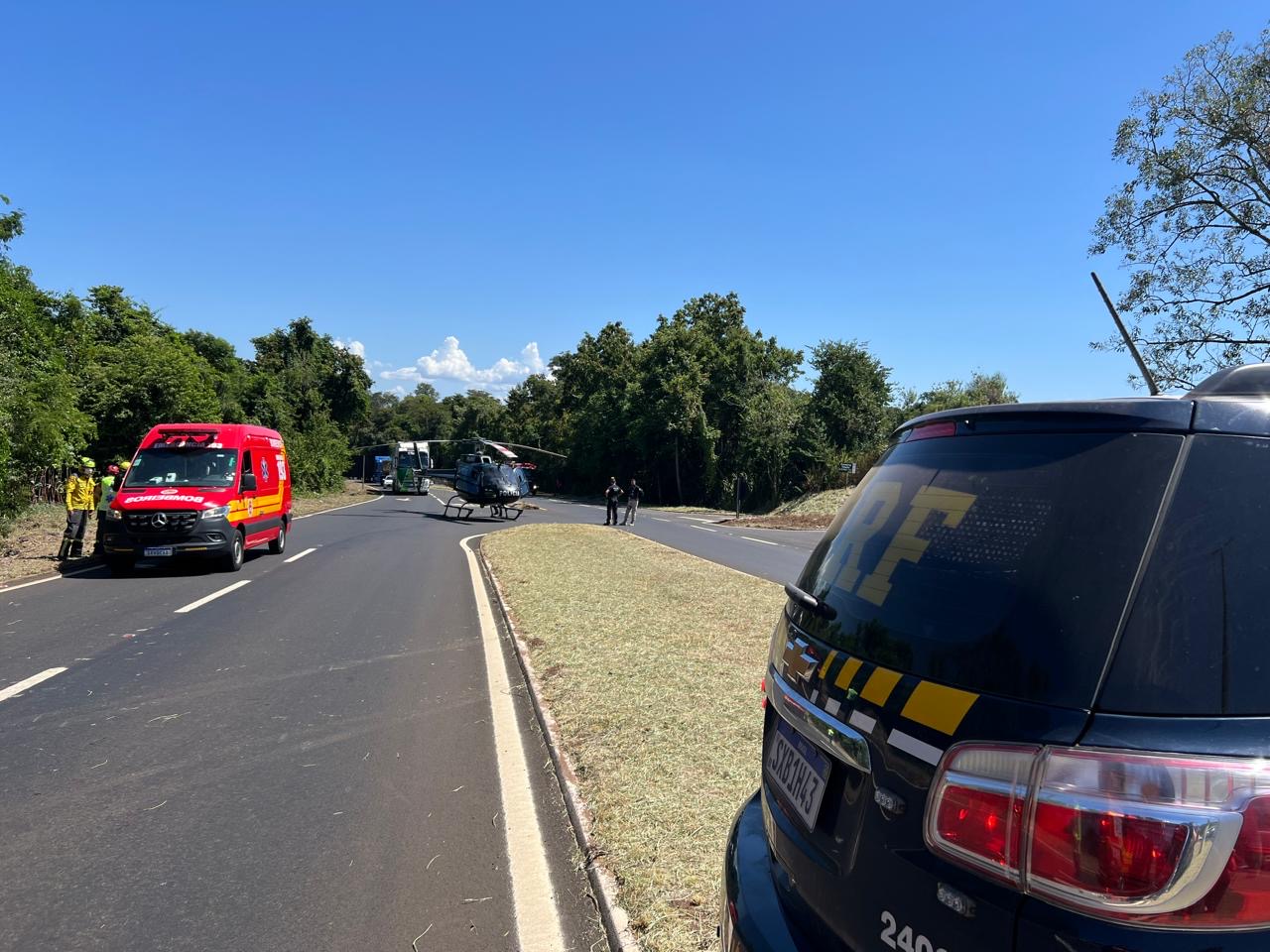 Acidente de trânsito na 282 deixa motorista gravemente ferido em Nova Itaberaba