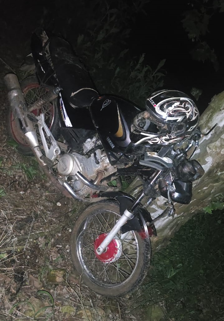 Motociclista cai e perde a vida no interior de Pinhalzinho