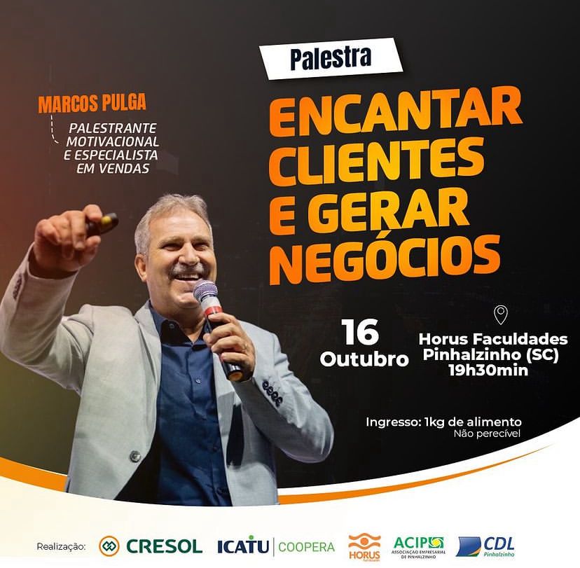 Marcos Pulga será o palestrante da noite (Foto: Divulgação)