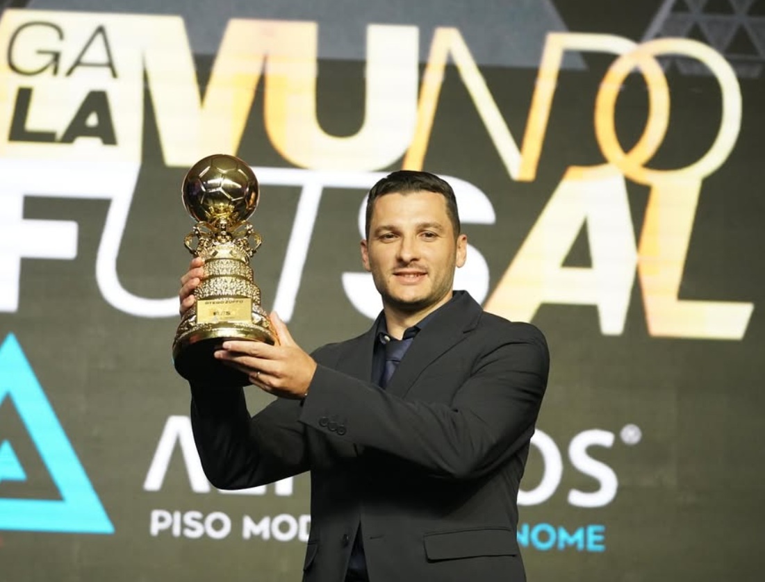 Palmitense é eleito melhor jogador de futsal do mundo