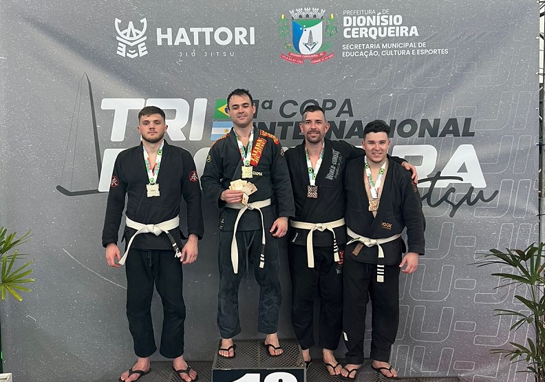 Atletas conquistam premiações na Copa Internacional Tri Fronteira de Jiu-jítsu