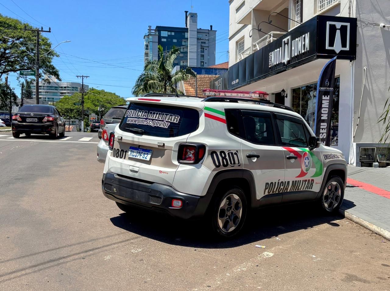 Confusão em Pinhalzinho: Polícia Militar age rápido