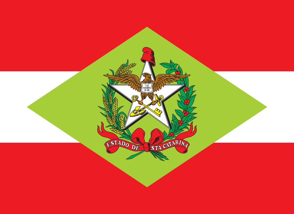Bandeira Estado de Santa Catarina (Foto: Governo Estadual)