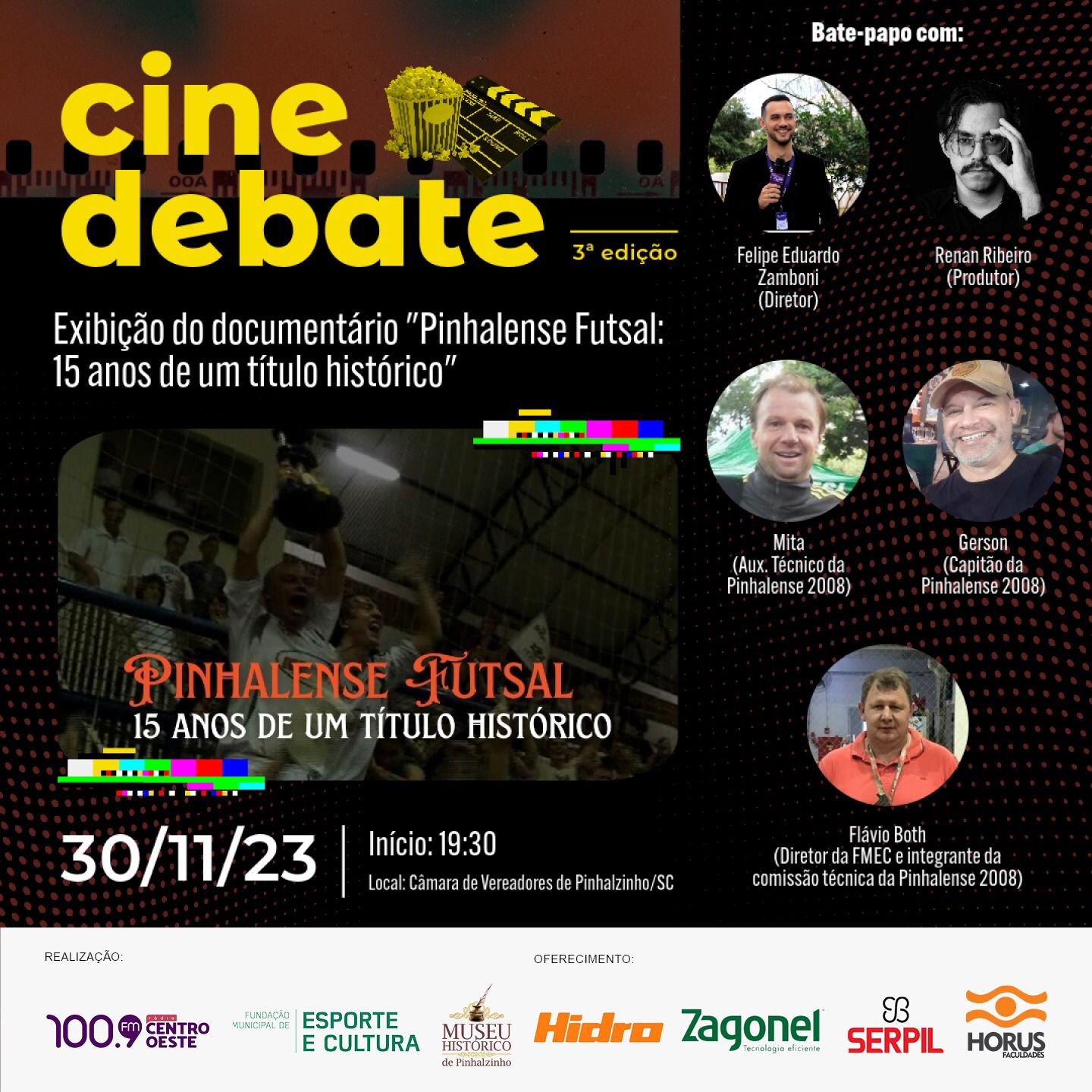 Cine Debate apresentará documentário produzido pela RCO