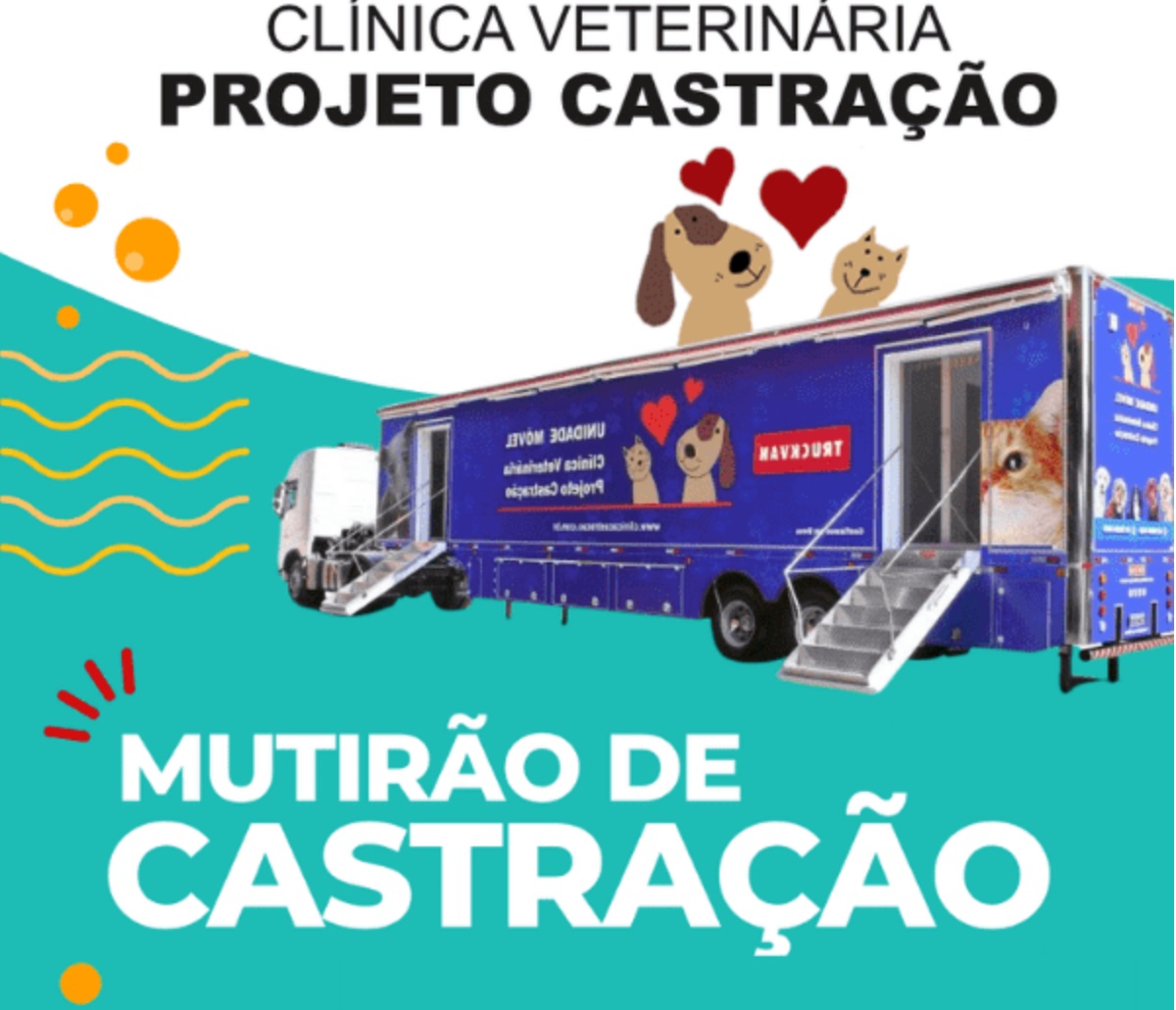 Carreta de castração de animais estará em Pinhalzinho no final de novembro