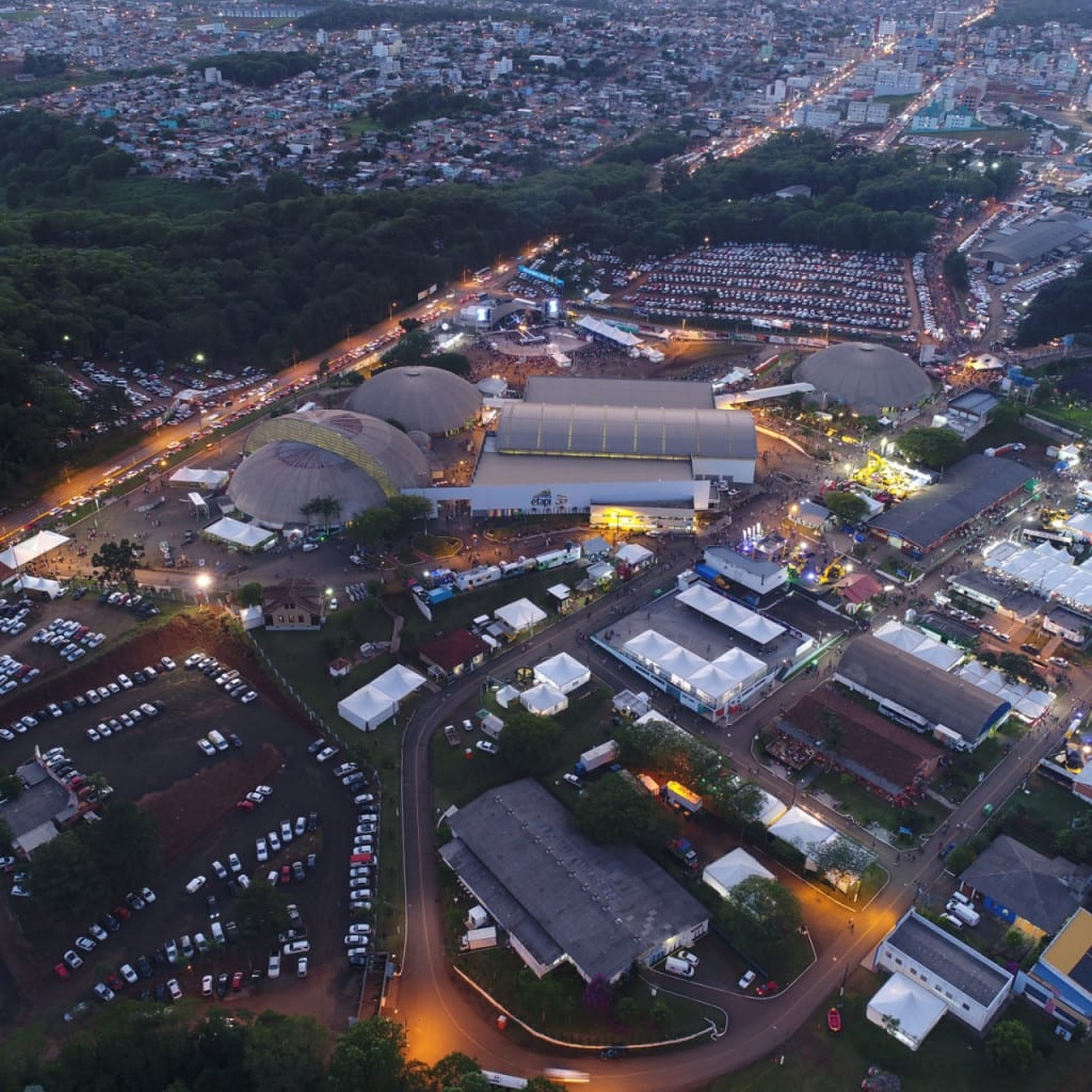 Última edição da Efapi foi em 2017, no ano centenário de Chapecó (Foto: Reprodução/Fetranslog)