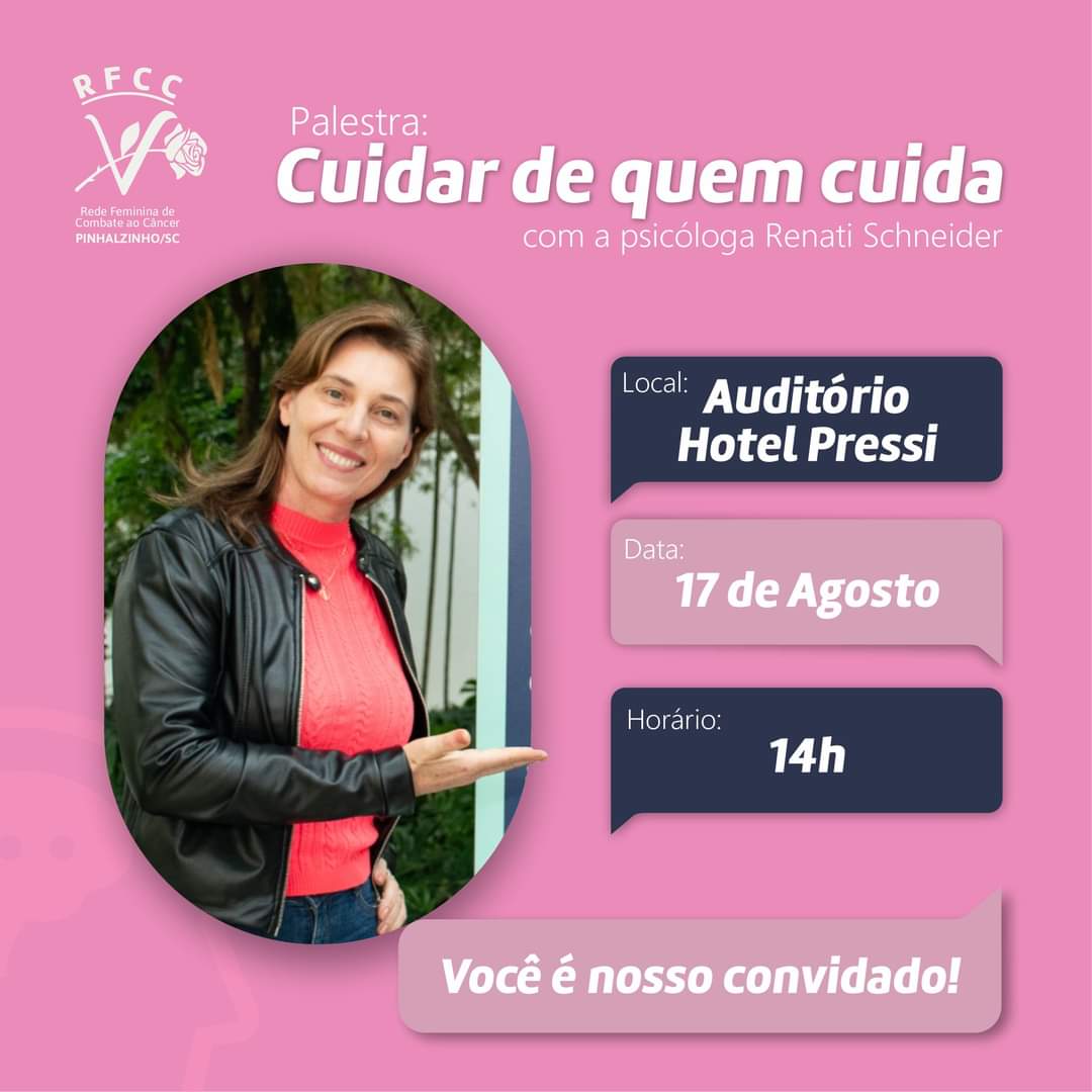 Rede Feminina realiza palestra: Cuidar de Quem Cuida