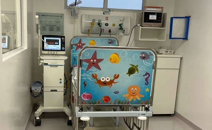 Hospital Regional do Oeste tem novos leitos de UTI para pacientes pediátricos 