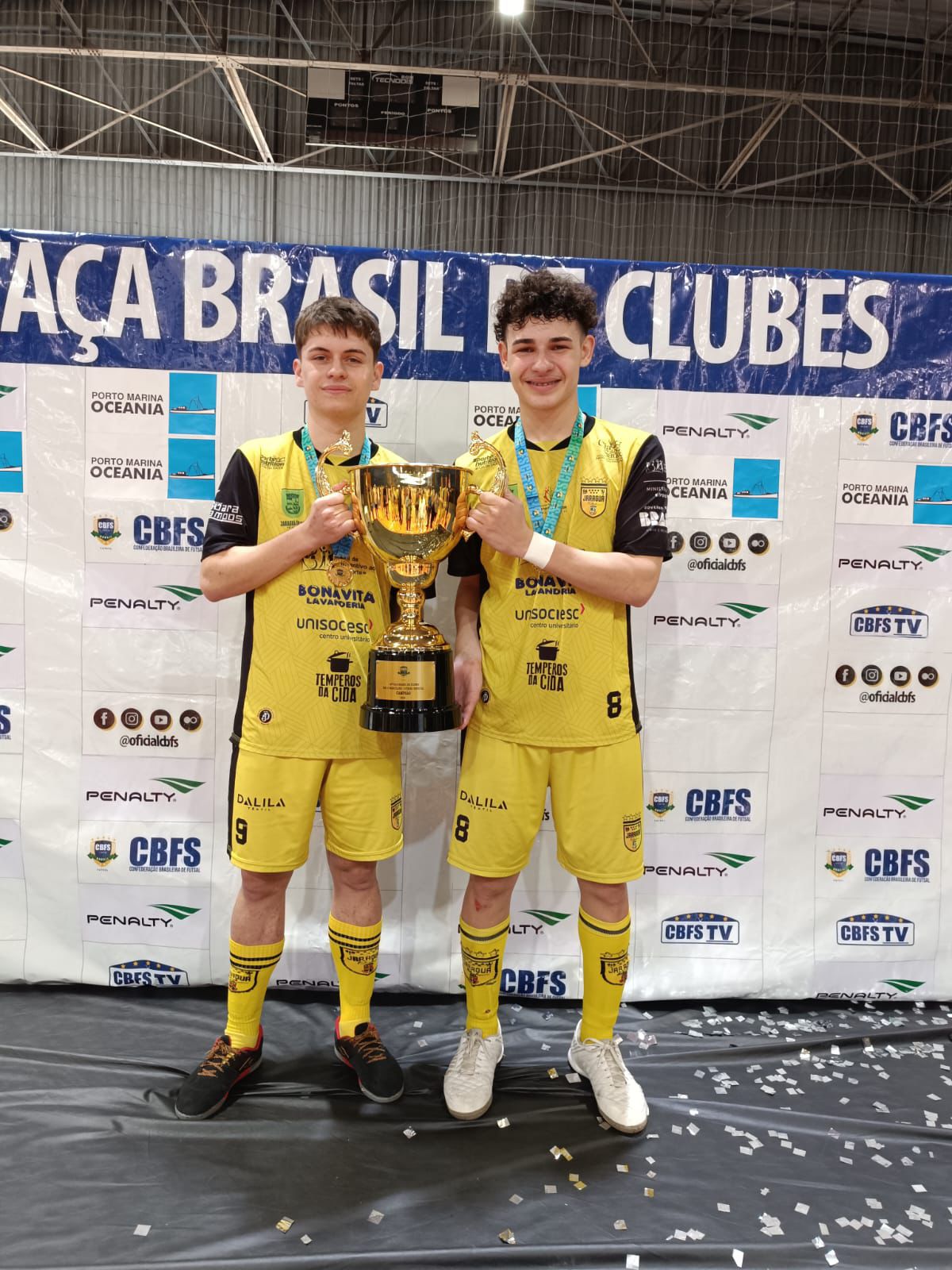 Dois ex-Pinhalense Futsal conquistam a Taça Brasil sub-17 
