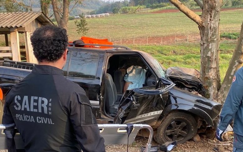 Serviço aeromédico foi chamado (Foto: Divulgação / Saer)