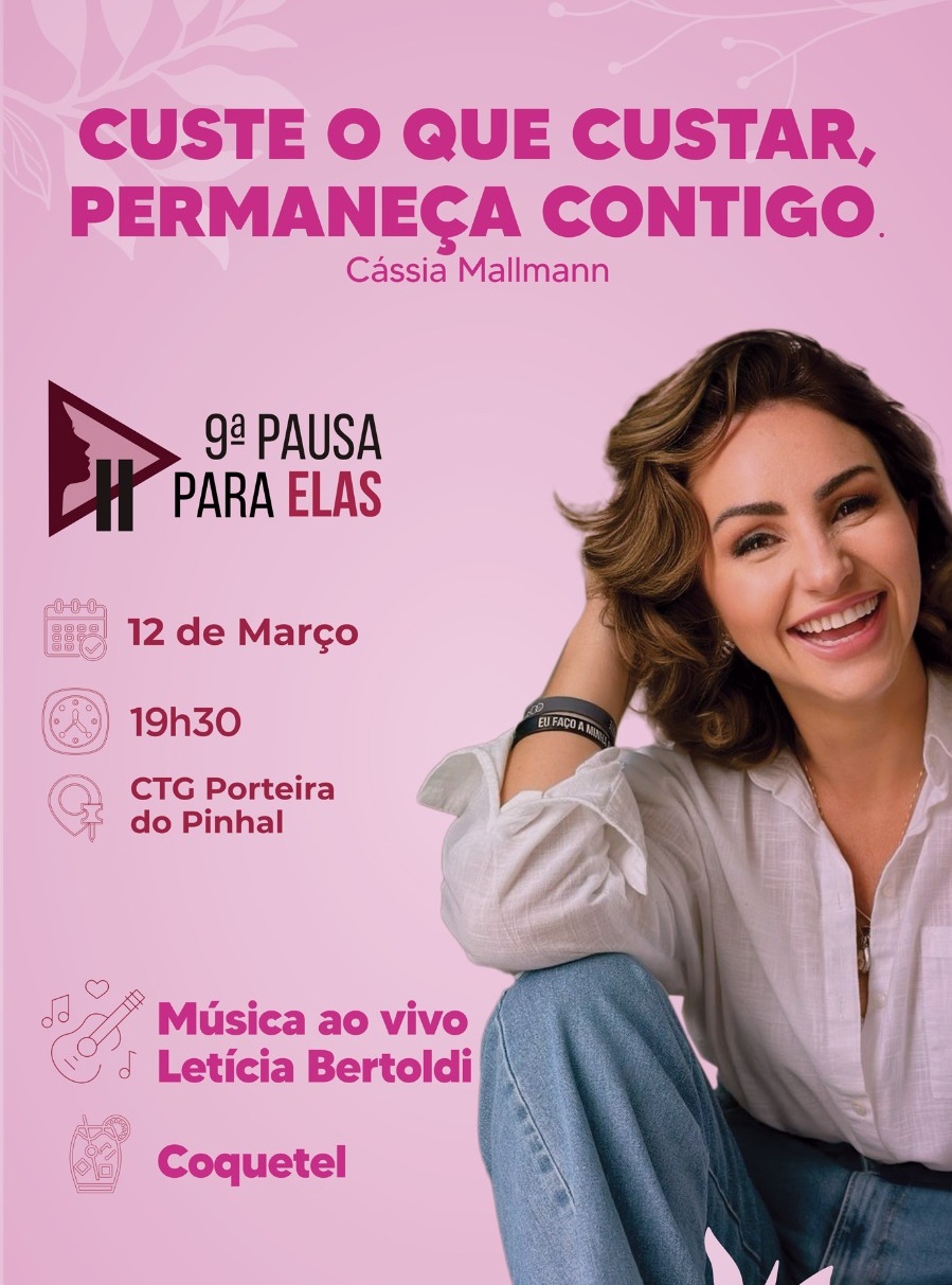 9ª Pausa para Elas: Um evento especial para as mulheres de Pinhalzinho