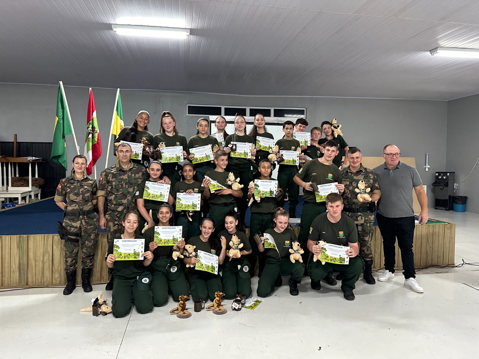 Alunos são formados no Programa Protetor Ambiental Adolescentes (Foto: Ascom)