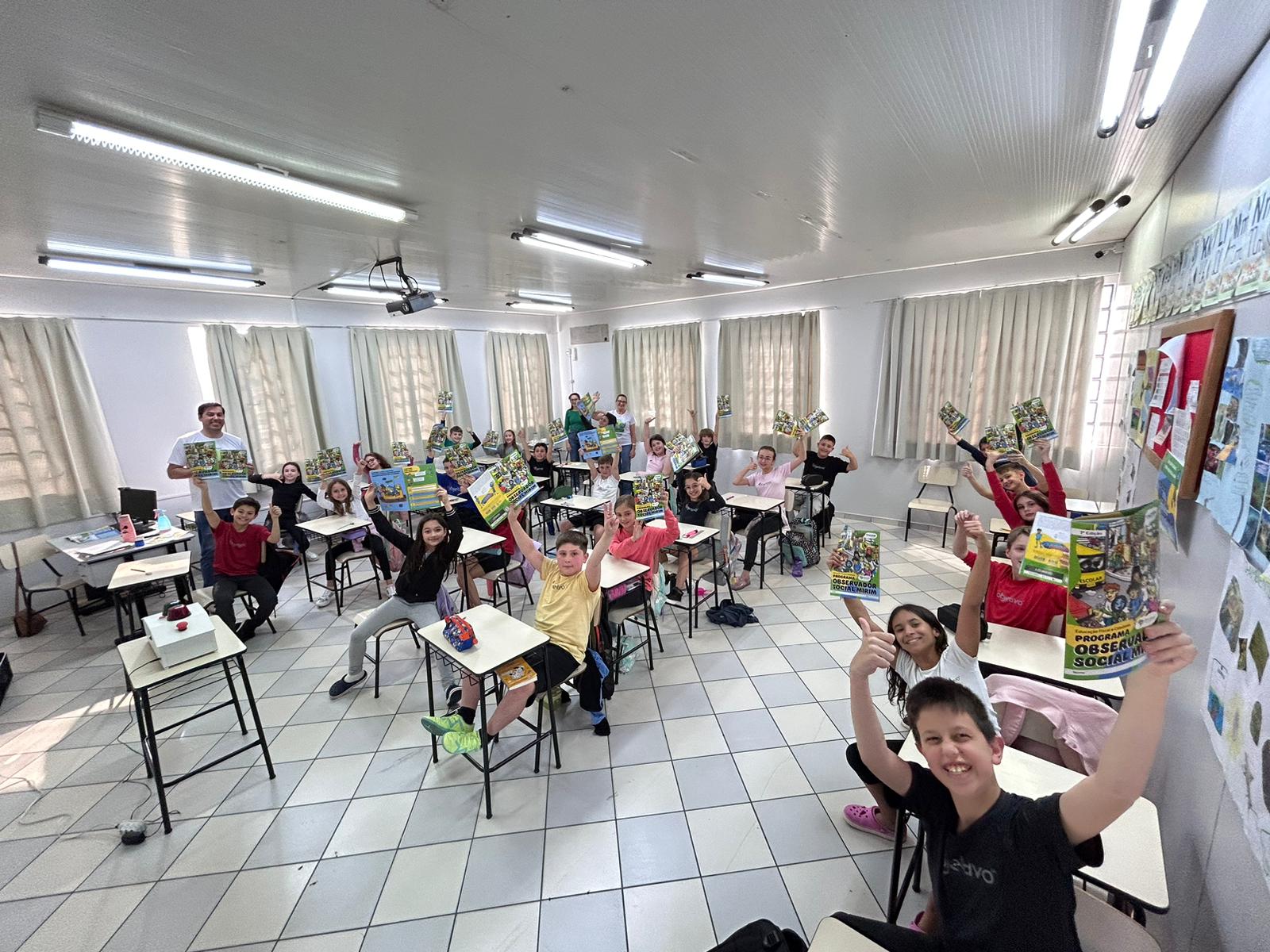 Programa Observador Social Mirim realiza atividades com alunos do 4º ano