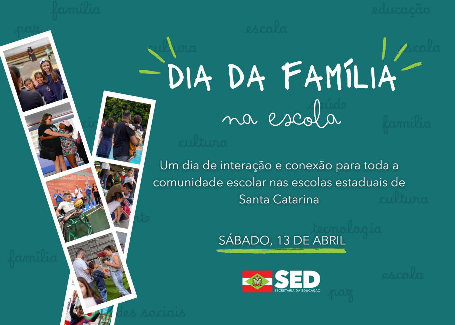 Escolas estadual farção neste sábado o Dia da Família na Escola (Foto: Divulgação )