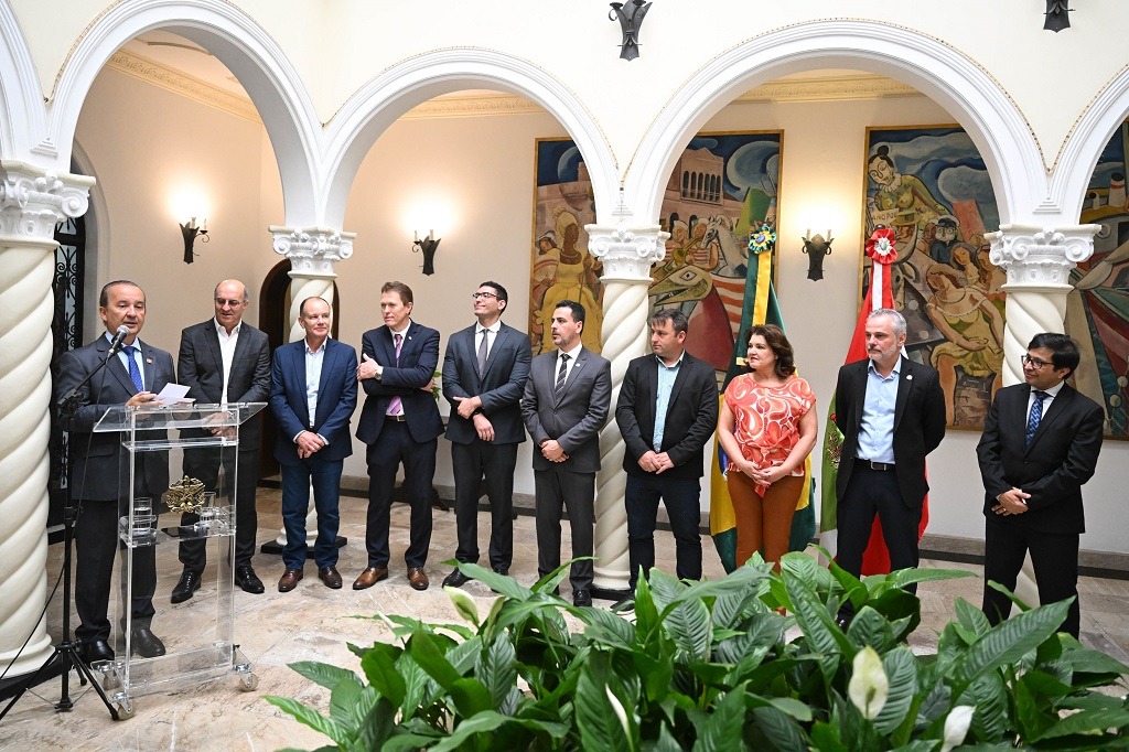 Ato contou com a presença do Governador Jorginho Mello (Foto: Eduardo Valente/GOV SC)