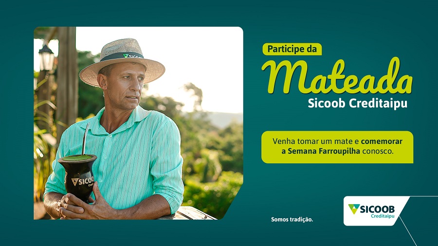 Para celebrar a cultura gaúcha, Sicoob Creditaipu fará mateada em suas agências