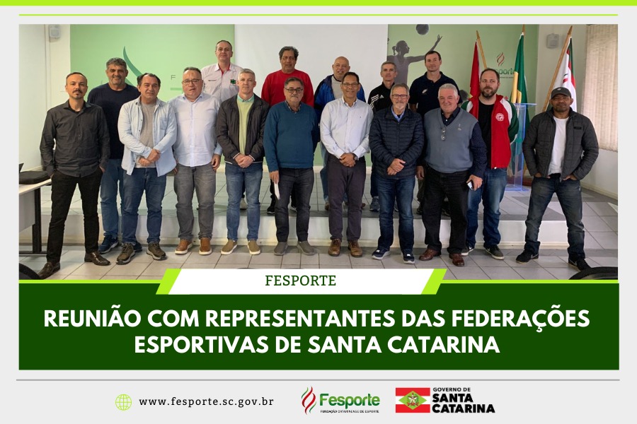 Presidente da Fesporte se reúne com representantes das federações esportivas