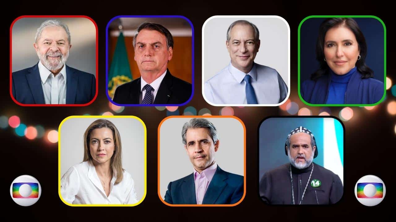 Debate entre candidatos à Presidência ocorre na noite desta quinta (29) na TV Globo