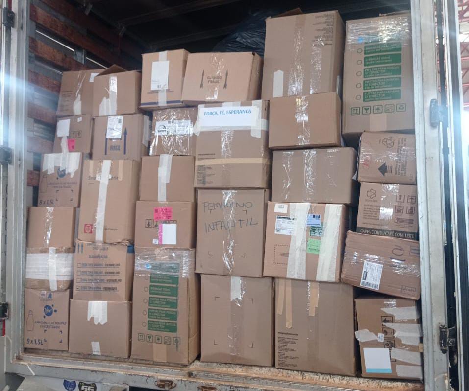 Município de Nova Erechim envia caminhão de donativos ao RS 