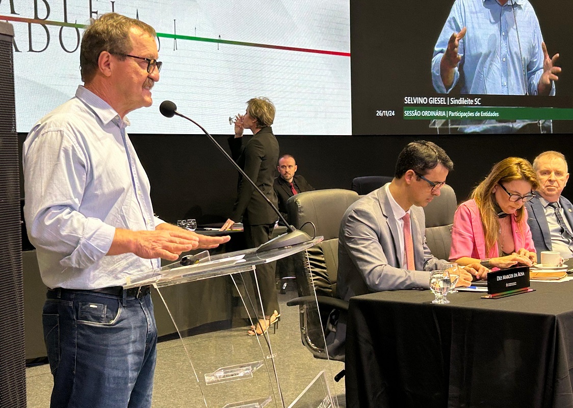 Presidente do Sindileite comentou sobre a situação tributária do produto  (Foto: Gilmar Bortese)